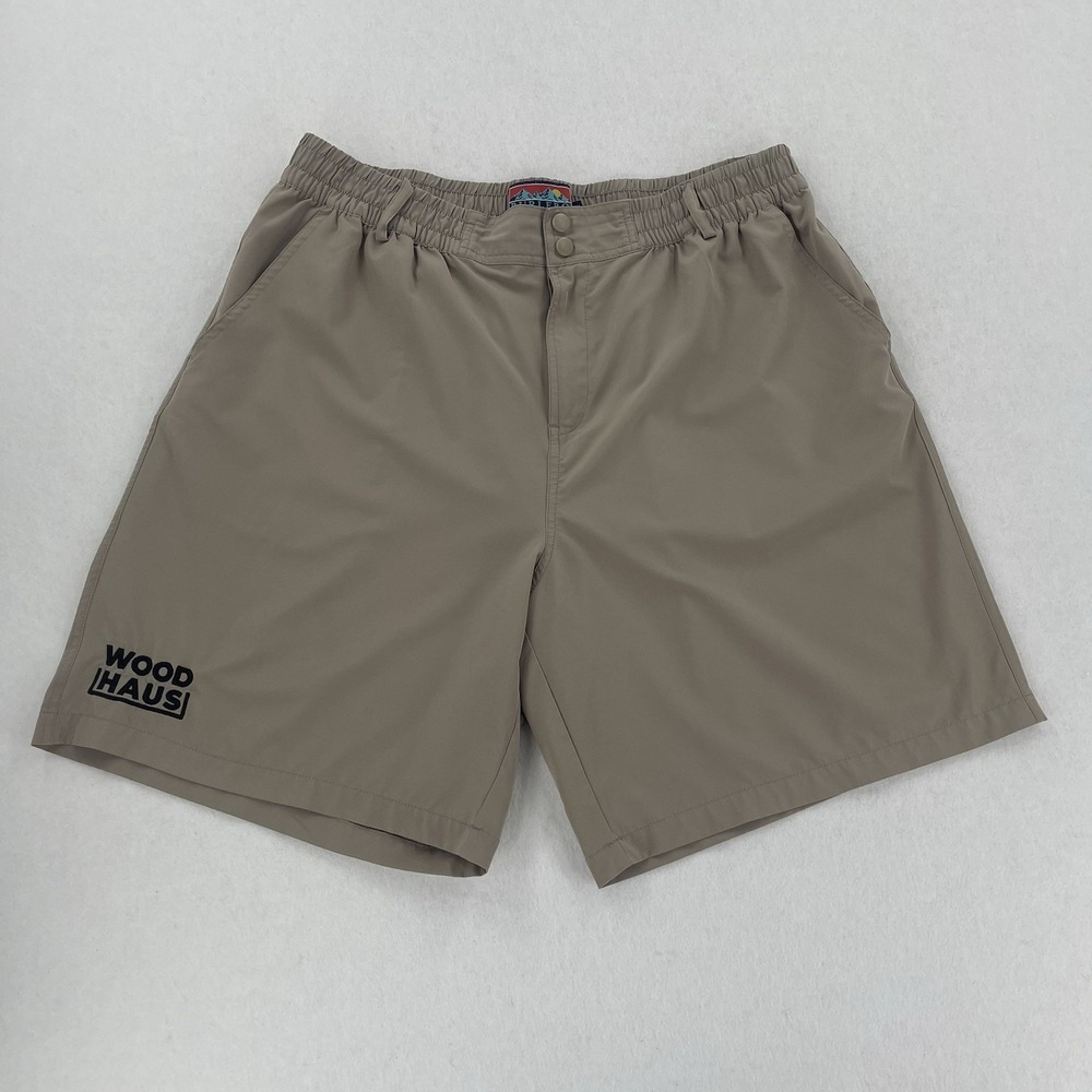 Burlebo Everyday Shorts Men's XXL Beige Performance 4 Way Stretch Casual